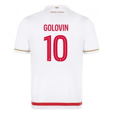 Billiga AS Monaco Aleksandr Golovin #10 Hemma fotbollskläder 2025-26 Kortärmad Billiga AS Monaco Aleksandr Golovin #10 Hemma fotbollskläder 2025-26 Kortärmad